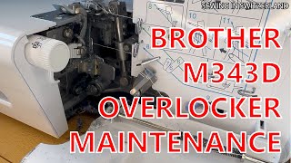Clean and Oil your M343D Brother Overlock Machine | Brother Serger Maintenance