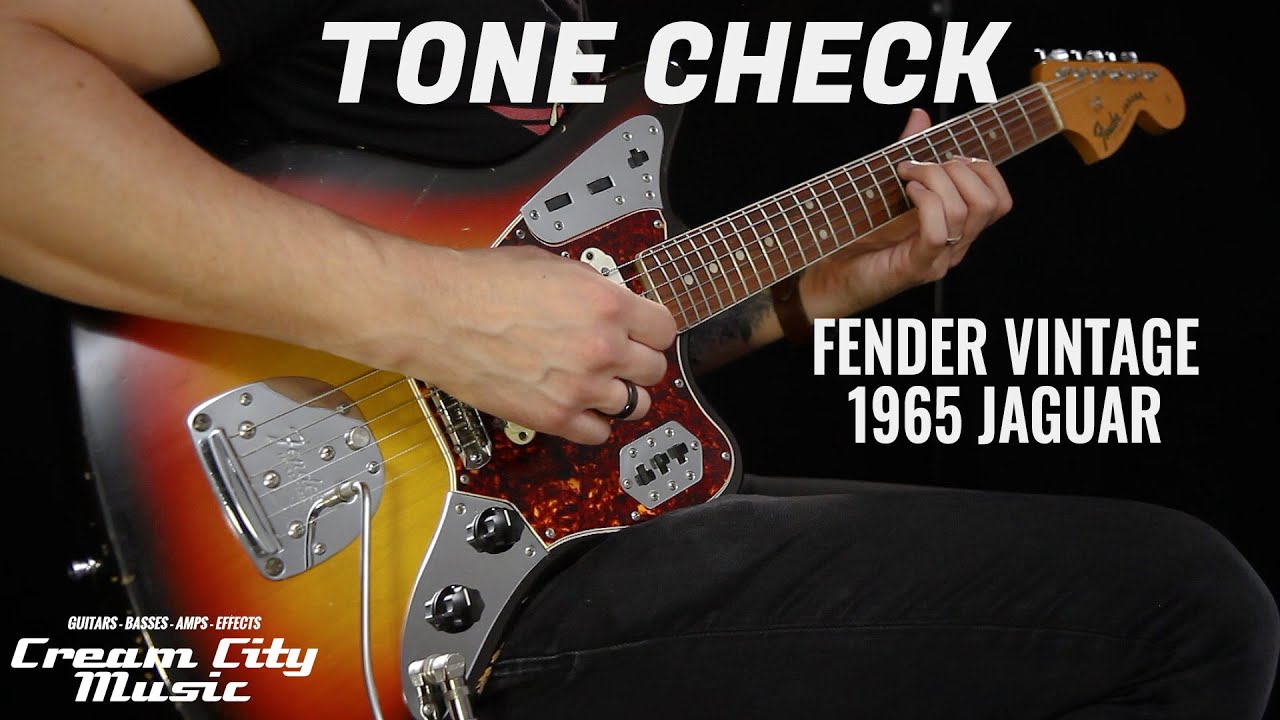 TONE CHECK Vintage 1965 Fender Jaguar Demo No Talking YouTube