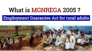 What is MGNREGA 2005 ? l Mahatma Gandhi National Rural Employment Guarantee Act l Hindi screenshot 1