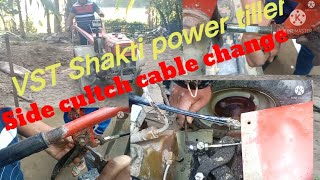 Side clutch cable fitting. VST