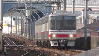 名鉄2021TA05柴田駅急行岐阜行き通過5000＋6R4発車