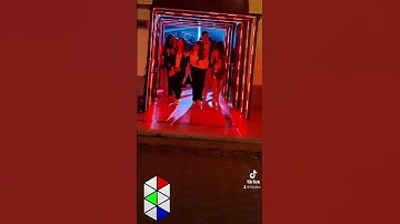 Túnel pixel by HLED #madrix #resolumearena #artnet  #dmx512