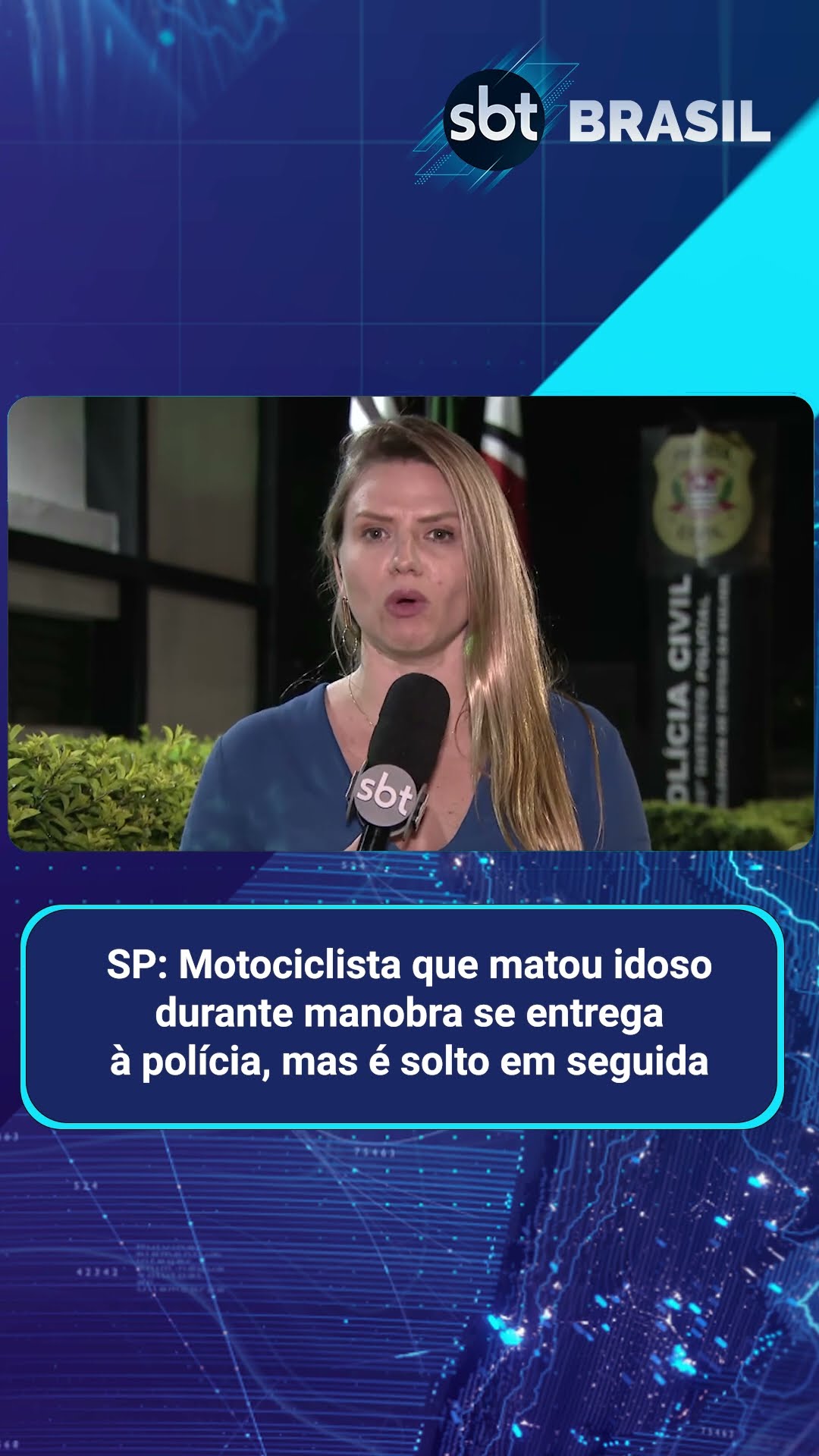 Polícia libera motociclista que matou idoso atropelado durante “grau” em SP | SBT Brasil (04/02/25)
