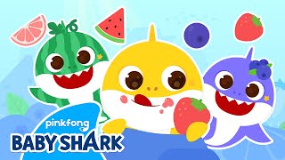 Fruit Sharks, Doo Doo Doo | Baby Shark Colors | Fruit Transformations | Baby Shark Official