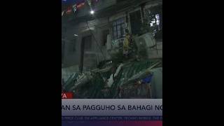5 sugatan sa pagguho ng bahagi ng bahay sa Binondo, Manila | 24 Oras