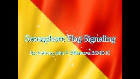 Semaphore Flag Signaling