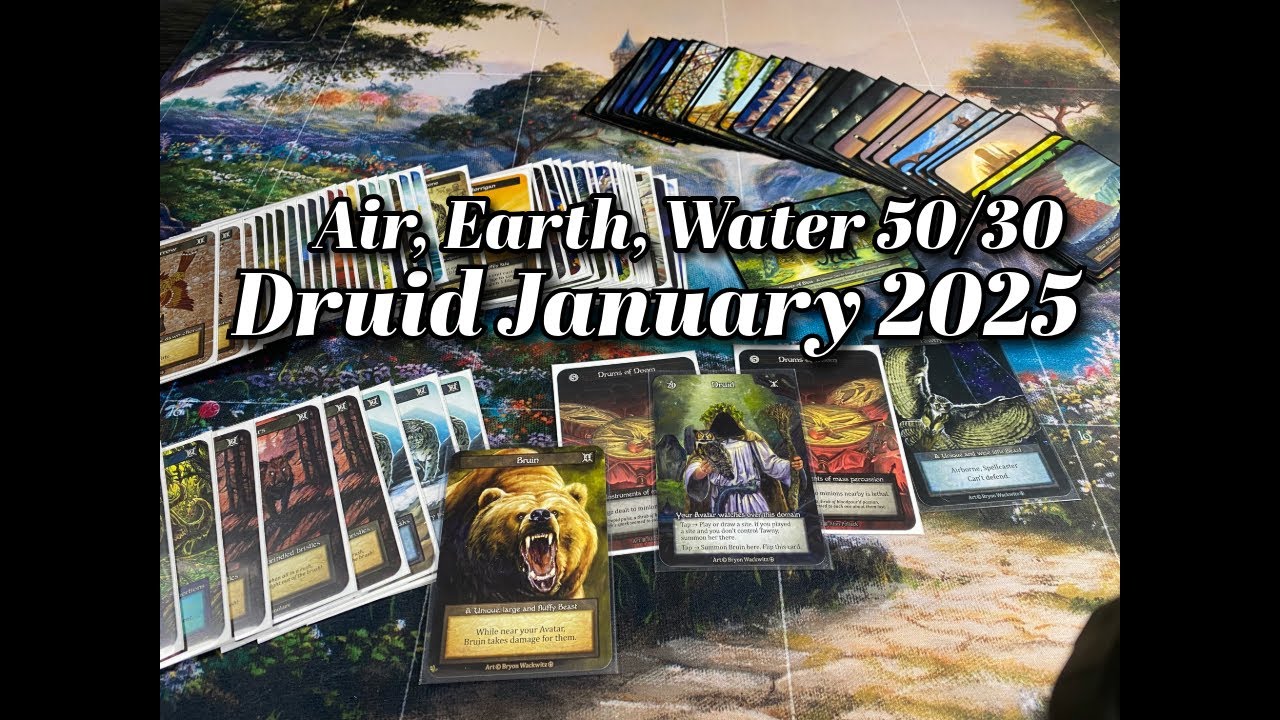 Sorcery TCG Deck Spotlight Druid January 2025 Paper Gameplay sorcery-tcg-deck-spotlight-druid-january-2025-paper-gameplay