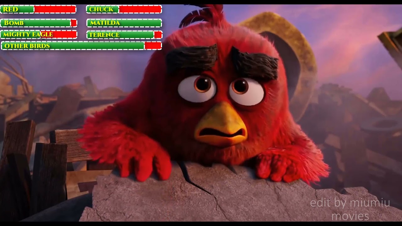 Angry Birds Movies 2016 (4/4) final Battle| With Healthbars - YouTube