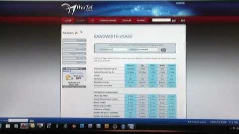 How to check bandwidth usage with WesTel Systems