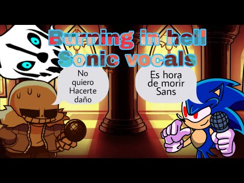 Burning In Hell Sonic Vocals FNF Indie Cross
