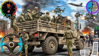 US Off-road Army Cargo Truck Driving Game: 3D Army Cargo Truck Transport 2026 - Android Gameplay screenshot 4