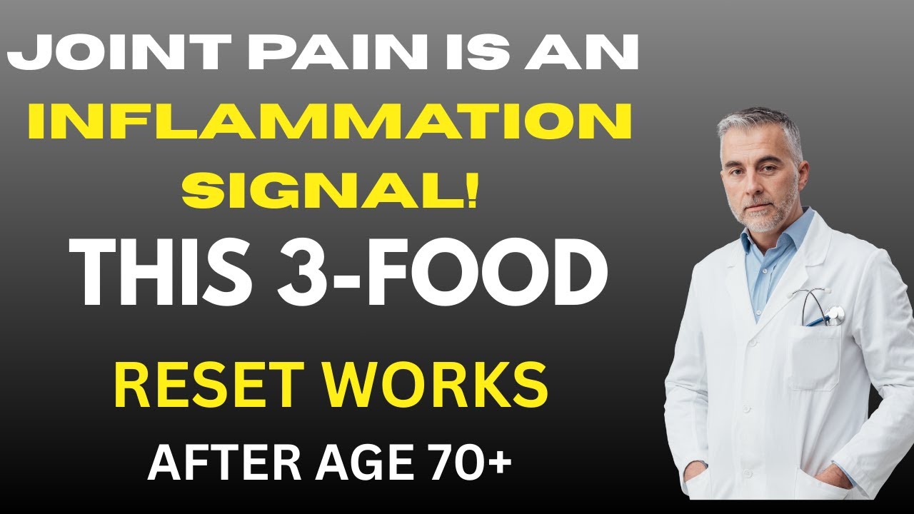 JOINT PAIN IS AN INFLAMMATION SIGNAL!!! THIS 3-FOOD RESET WORKS AFTER AGE 70+