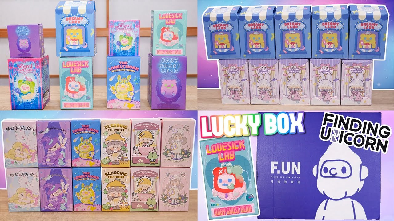Unboxing 35+ Finding Unicorn Blind Boxes | ShinWoo | zZoton