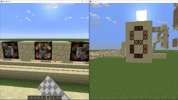 Binary to hexadecimal Redstone Decoder