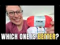Summer Crochet Projects: Caron All Day Cotton vs. Lion Brand 24/7 Cotton