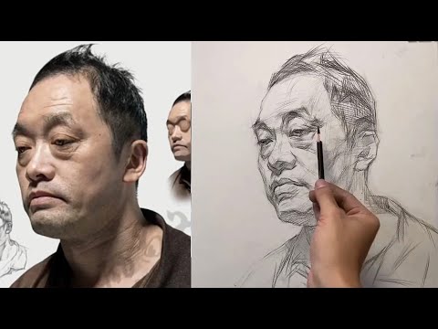 Блокировка в портрете мужчины — как рисовать портреты