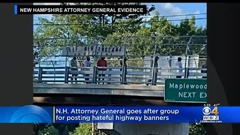 NH Attorney General goes after group for posting hateful signs on highway