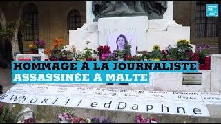 Hommage à la journaliste assassinée à Malte