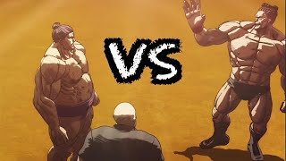 Jun Sekibayashi vs Kiozan Takeru DUBBED = WWE's Hell's Angel vs Sumo's Ozeki Boss HD- Kengan Ashura!