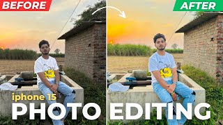 iPhone 15 photo editing | iPhone 15 portrait photo editing | devhr71 screenshot 5
