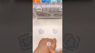 🪙 Snapchat or Twitter — Who Will Win? 👀 #art #asmr #coloring ✨