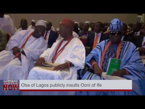 PUBLIC DISGRACE! OBA OF LAGOS PUBLICLY INSULTS OONI OF IFE (Nigerian News)