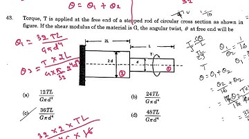 ISRO SC MECHANICAL 2018 Part 03 (Qs no 42 to 73)