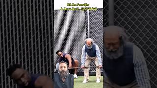 Old Man Powerlifter At Muscle Beach -GYM PRANK #l#funny #gym #hilariousfails #laugh #shorts #comedy