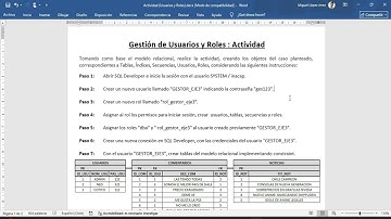 Usuarios, Permisos y Roles en Oracle