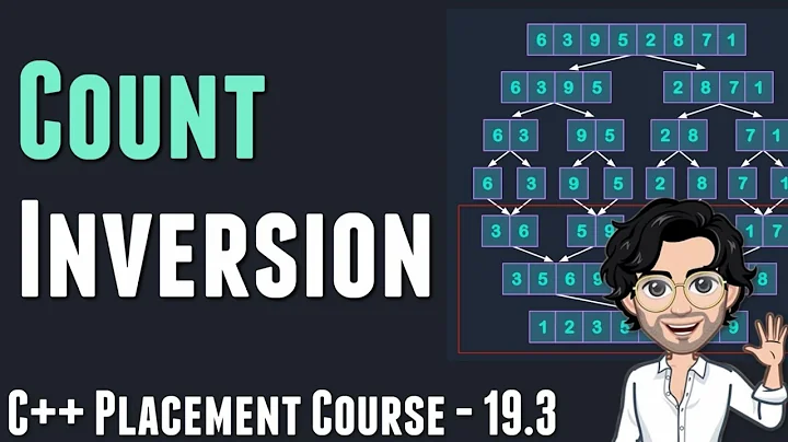 Count Inversion - Merge Sort | C++ Placement Course - 19.3