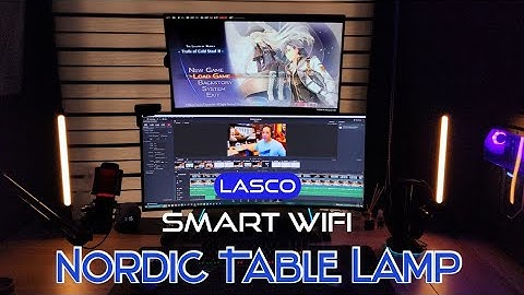 Smart Wifi RGB Nordic Table Lamp from LASCO Unboxing and Review