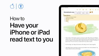 How to have your iPhone or iPad read text to you | Apple Support screenshot 5