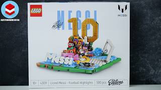 Lego Editions 43011 Lionel Messi – Football Highlights - Lego Speed Build Review