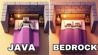 25 MINECRAFT THINGS | JAVA VS BEDROCK EDITION