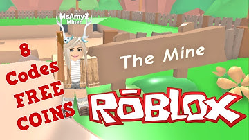 ROBLOX MINING SIMULATOR - FREE ROBLOX COINS & MYSTERY PACKS (8 CODES)!
