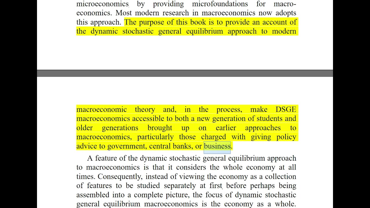 Macroeconomics - A Dynamic General Equilibrium Approach