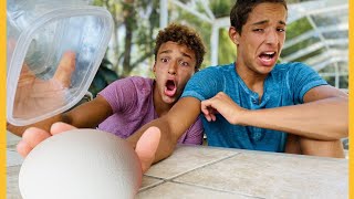 Egg Smashing Challenge GONE WRONG!  HUGE PRANK!