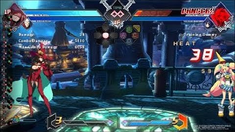 BLAZBLUE CROSS TAG BATTLE Nine The Phantom Reset Combo