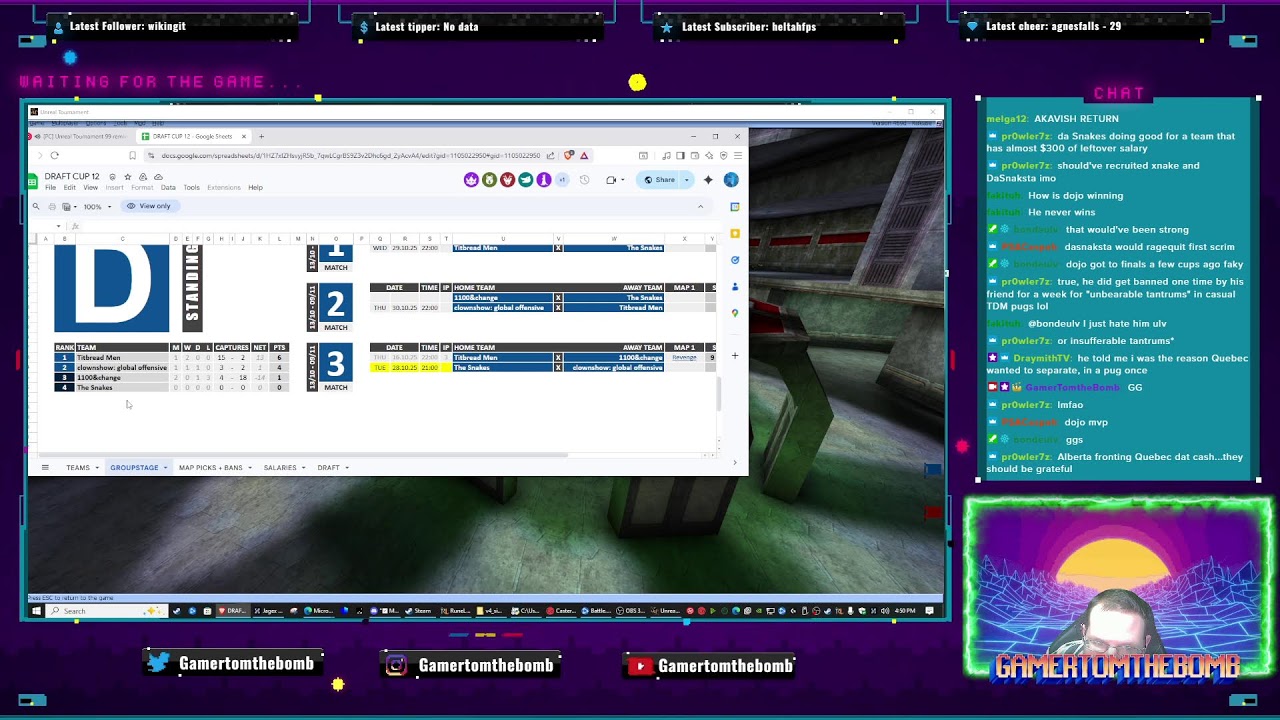 |UT|  The Snakes Vs clownshow global offensive 5v5 NWCTF 2025 Euro Draft Auction Cup 12 Tournament!