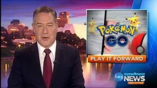 Pokemon GO Goodwill on TEN News. screenshot 4
