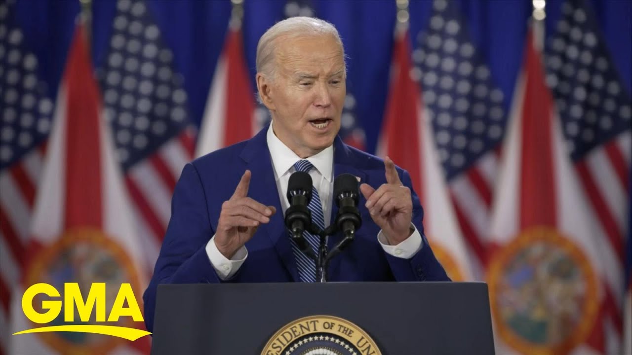 Biden blasts Trump over abortion rights during Florida campaign stop