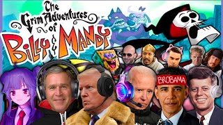 Presidents And The Gang Play The Billy And Mandy Fighting Game