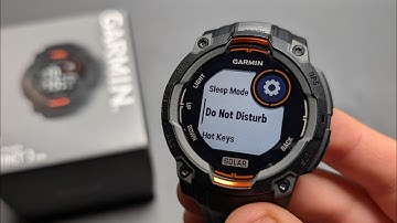 Do Not Disturb Mode on Garmin Instinct 3 - How to Turn On & Turn Off + Customize