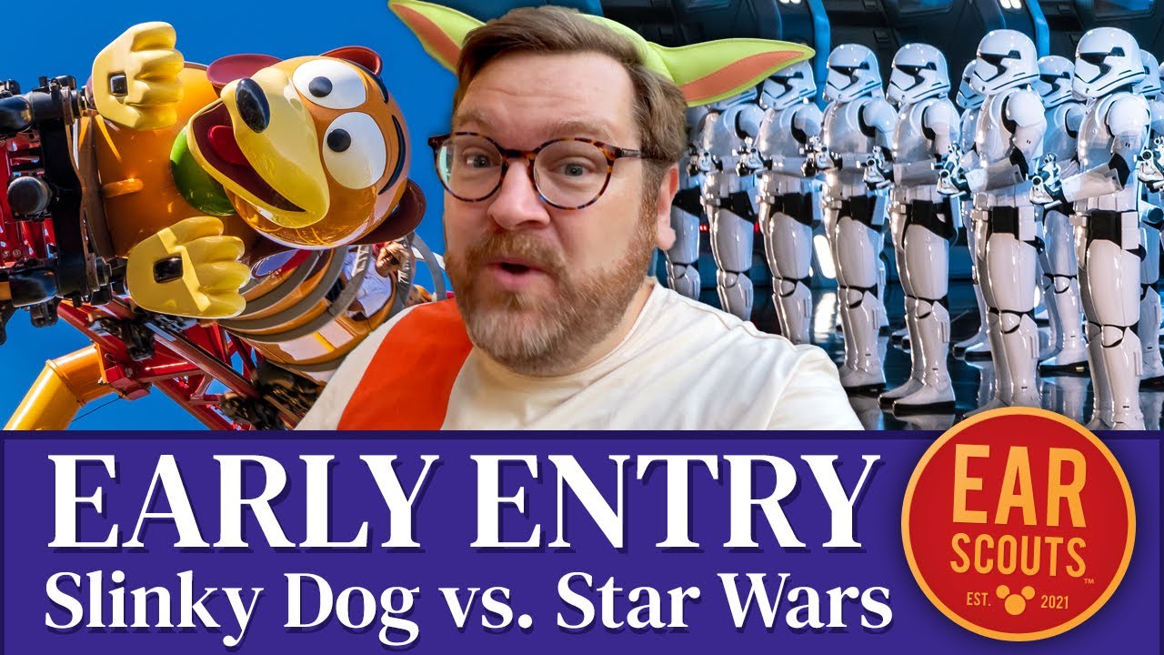 Стратегия раннего входа в Hollywood Studios: начиная с Slinky Dog Dash против Rise of the Resistance