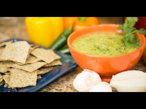 Roasted Tomatillo & Cilantro Salsa - Blendtec Recipes