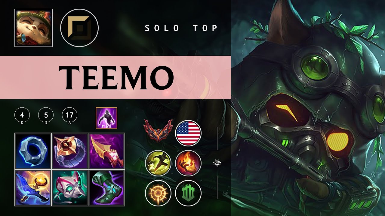 Teemo Top vs Irelia - NA Grandmaster Patch 26.03