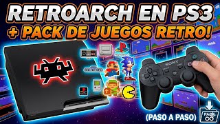 PS3 Retro: Cómo instalar RetroArch y Miles de Juegos (Pack Completo 2026) #retroarch #ps3hen 