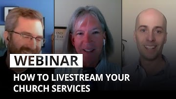 How to livestream your church services