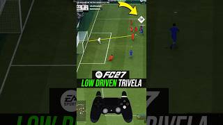 LOW DRIVEN TRIVELA SHOT NEAR POST! THE NEW OVERPOWERED SHOT THAT ALL PRO ARE USING IN  FC27 #FC27