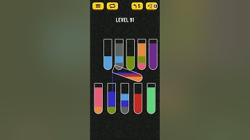 Water sort Puzzle | Level 91 | Gameplay Walkthrough